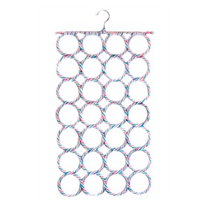Blue and Pink Scarf Hanger
